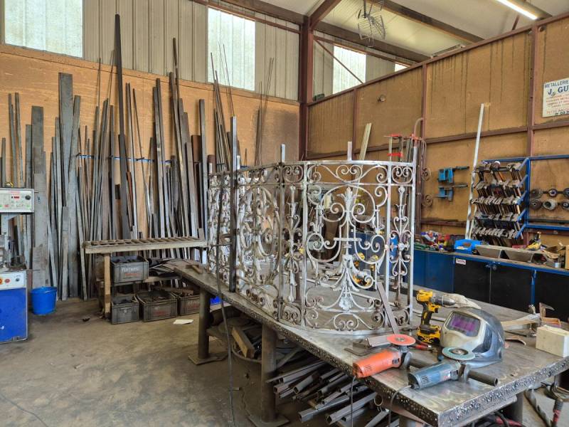 Restauration de balcon en fer forgé